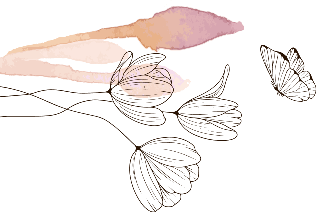 flores-con-mariposa